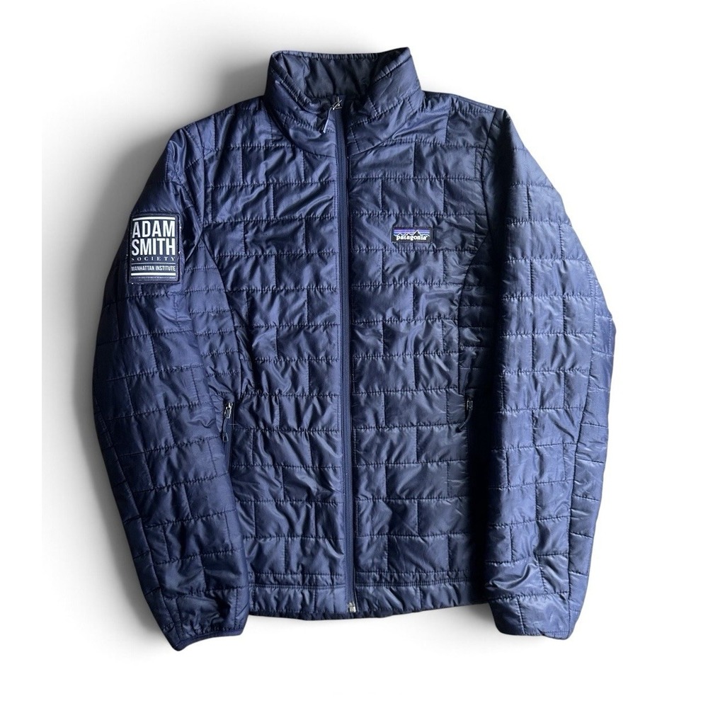 Patagonia Nano Puff Classic Navy Insulated Packable Jacket Women's Size Small S